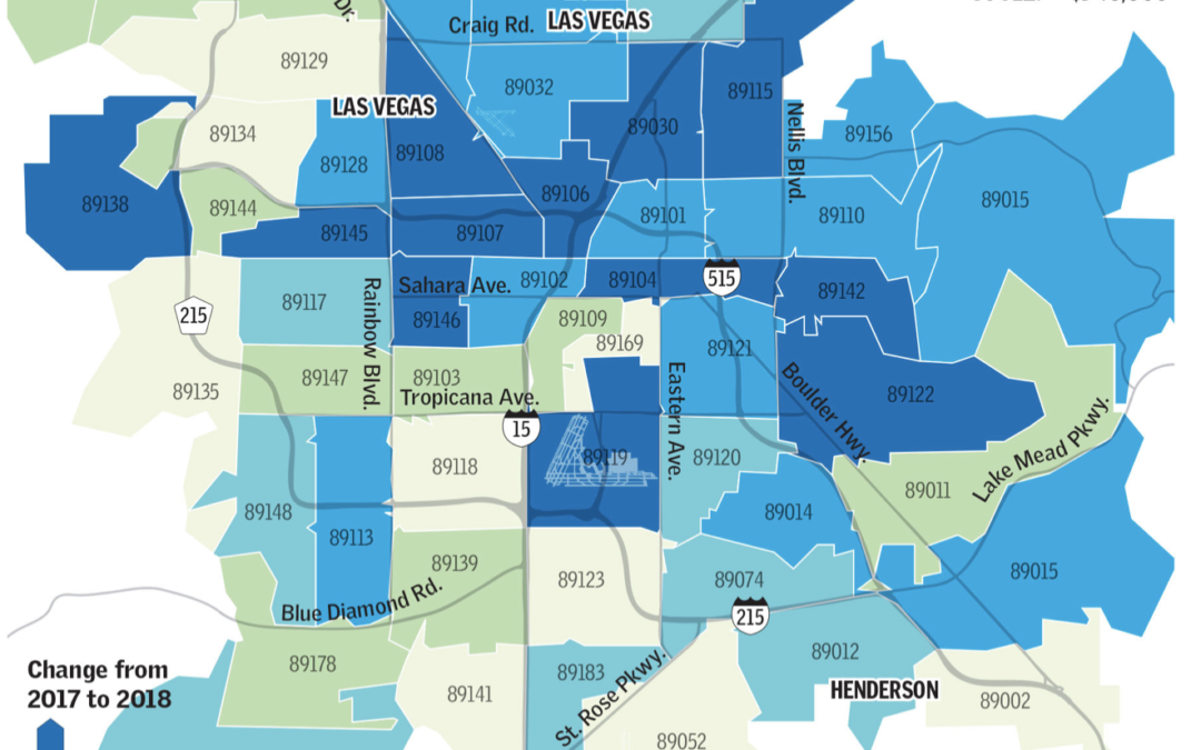 Las Vegas Valley Home Prices Grew In All Zip Codes In 2018 New. www.newdoor...